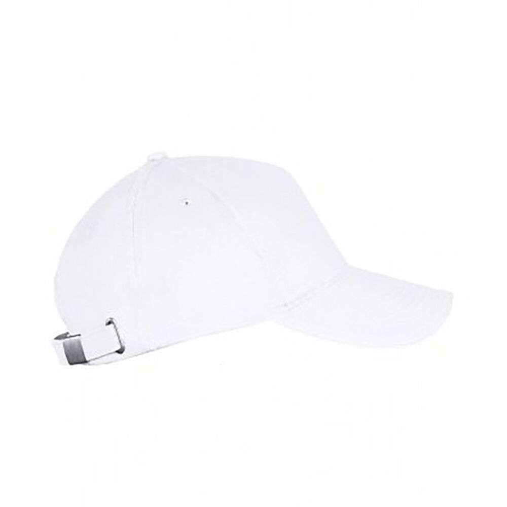 SOLS Unisex Long Beach Cap / White